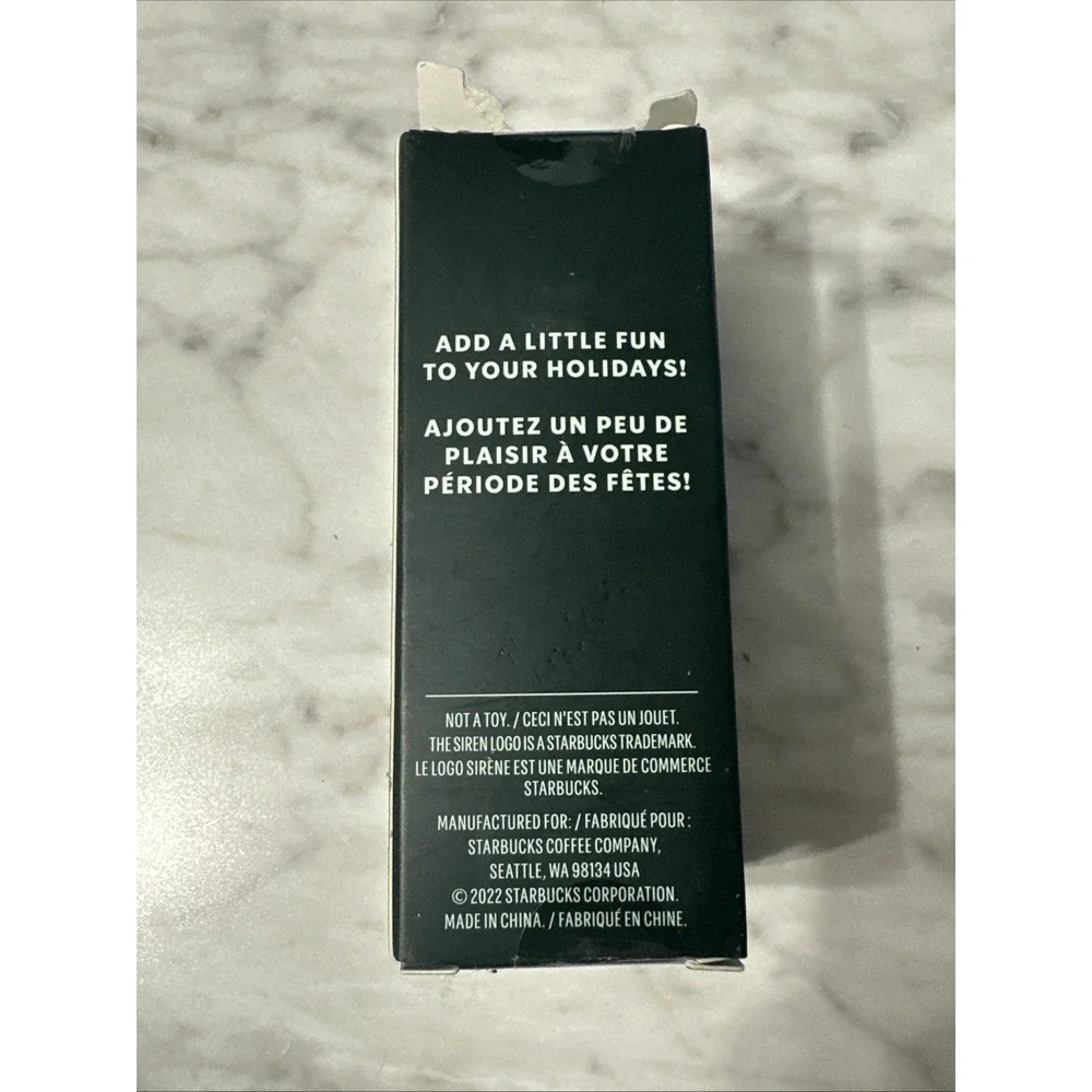 2022 starbucks to go blue  tumbler NWT ornament‎ key chain